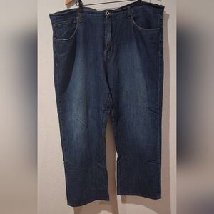 Lucky Brand Men's Dark Blue Relaxed Jeans